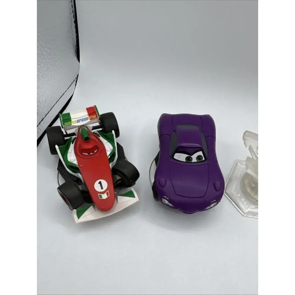 Disney Infinity 1.0 Cars Lightning McQueen Mater Holley FrancescoFigures/Playset